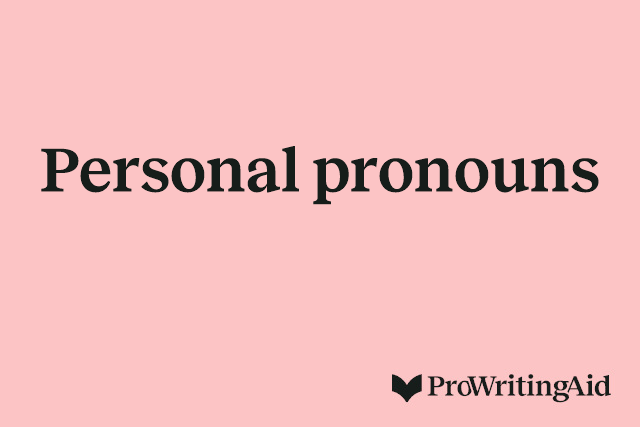 Personal pronouns